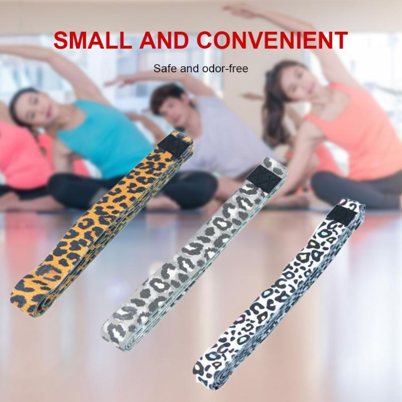 

Resistance Bands Leopard Pattern Hip Long Booty Leg Exercise Elastic For Fitness Gym Yoga Stretching Training Workout