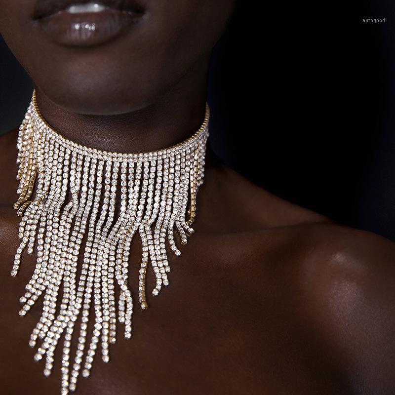 

Chokers Bohemian Statement Big Necklace Chocker Rhinestone Jewelry Fashion Brand Necklaces For Women Christmas Gifts1