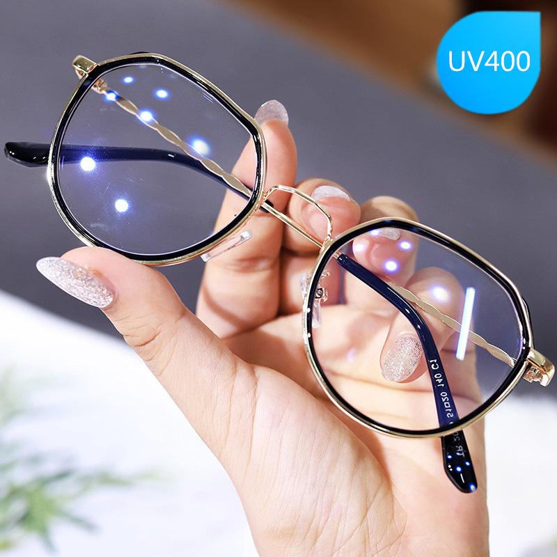 

Office Anti Blue Light Glasses Retro Blocking Computer Glasses Frames For Women Men Myopia Optical Square Eyeglasses 2021 Trends