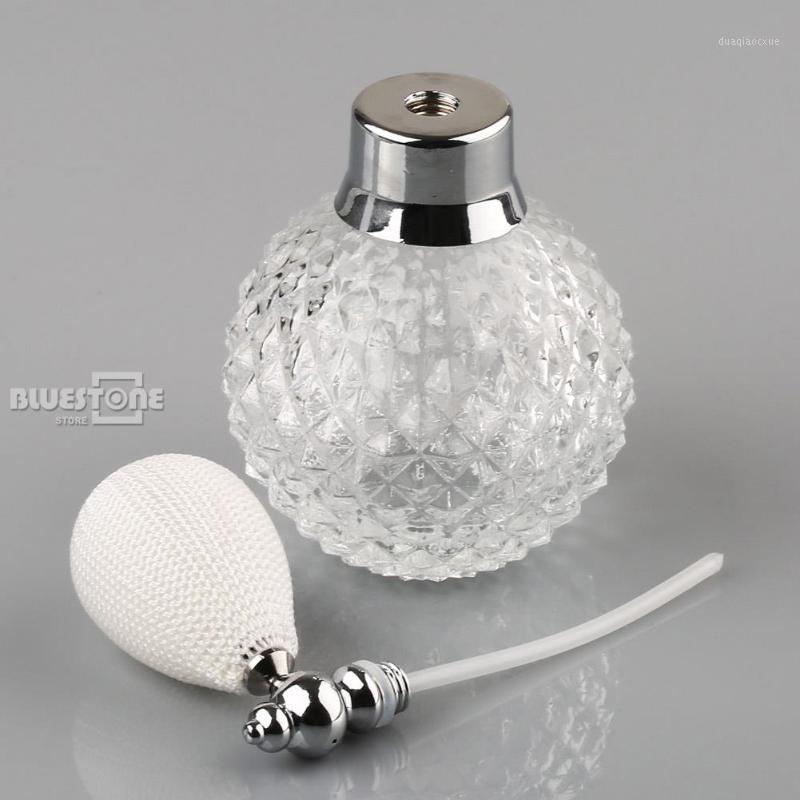 

100ml White Vintage Crystal Perfume Bottle Spray Atomizer Glass Bottle Lady Gift1