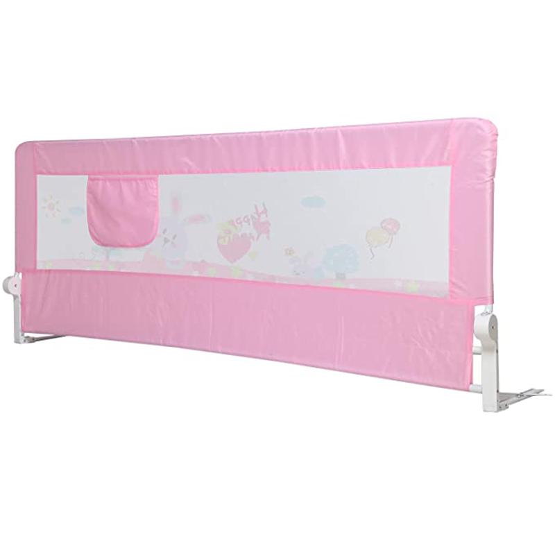 

Universal Baby Bed Guardrail Toddler Fall-proof Protective Fence Infant Sleep Safety Tools, Red