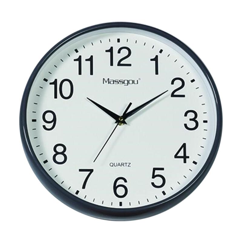 

12inch Arabic Numerals Modern Round Wall Clock Non Ticking Living Room Quartz Easy Install Pointer Home Decor Nordic Style