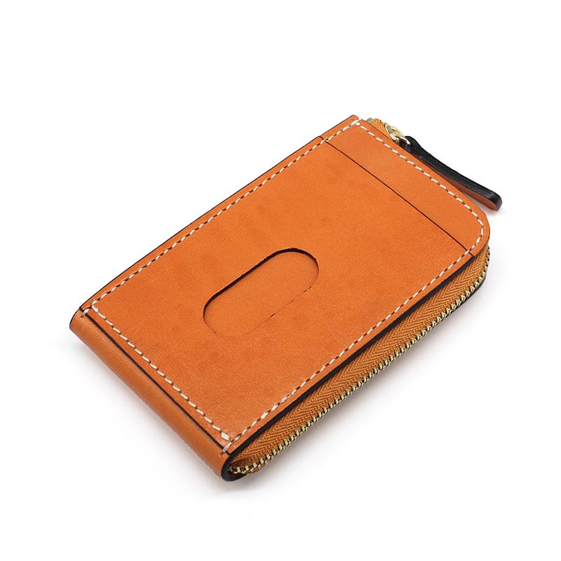 

HBP Leisure women leather purse for men card holders wallet free C6169, Orange