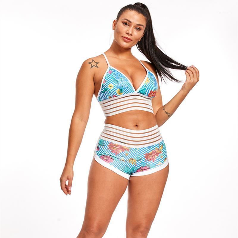 

Retro Printed Yoga Shorts Set Women GYM Clothing Ropa Deportiva Mujer Sports Suit Short and Top Bra 2 Pieces Sports Set Leggings1, Brown