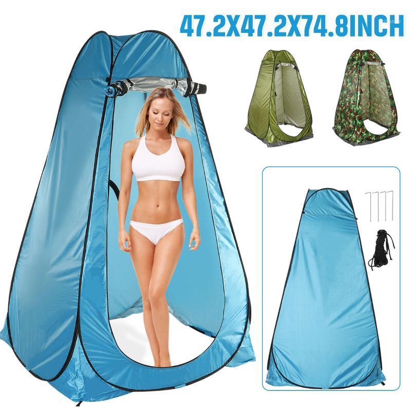 

Automatic Outdoor Bath Tent Shower Shelter Swimming Locker Room Toilet Bird Watching Shed With Window Shower Head Fixing Strip1