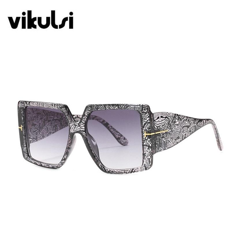 

Sunglasses Classic Retro Tom Women Italy Wide Frame Square Sun Glasses Female Men Oversized Shades Gafas De Sol UV Protection