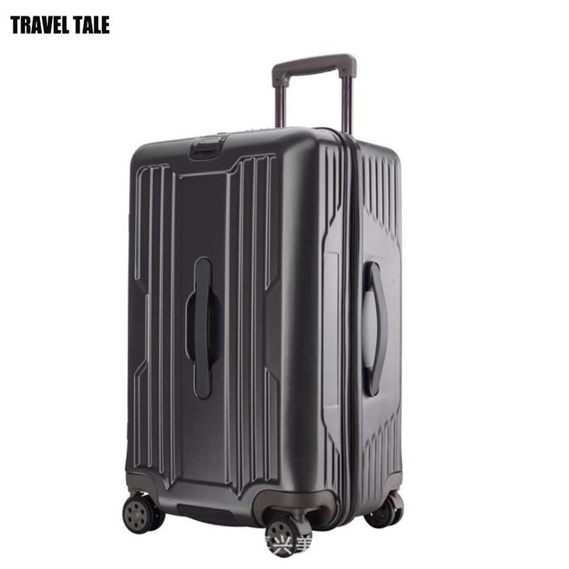 

TRAVEL TALE NEW 26" 30" inch abs pc travel suitcase spinner hard side large trolley rolling luggage bag with wheel LJ200928