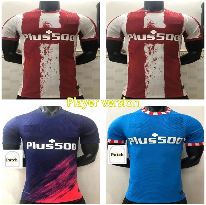 

21 22 Atletico Madrid Soccer Jerseys Player version 2021 2022 AEGVXFABZCVMNZBM, Black;yellow