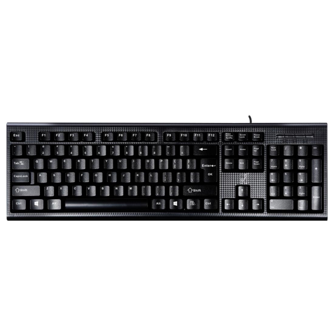 

ZGB Q9 104 Keys USB Wired Grid Texture General Gaming Office Keyboard