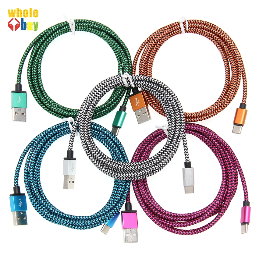 

USB To TYPE C Micro USB Cable Nylon Braided USB 2.0 A Male to Micro B Data Sync Quick Charge Charger Cord for Android Samsung S8 LG, Please advise color