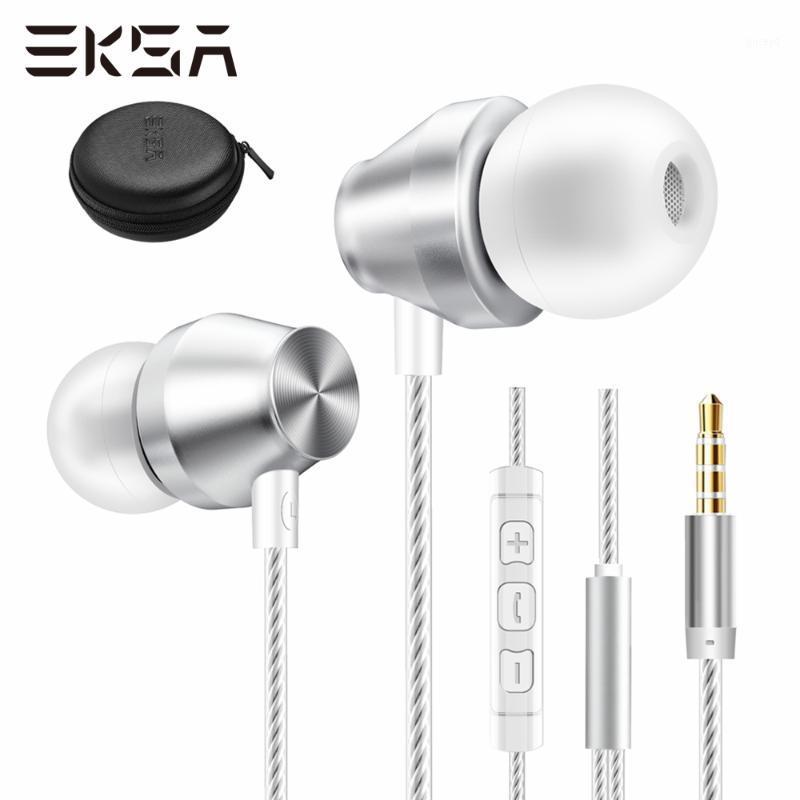 

EKSA Wired Earphones with Microphone T1 Stereo Sleeping Earbuds Noise Cancelling headphon 3.5mm In-Ear Headset for MP3 Phones1