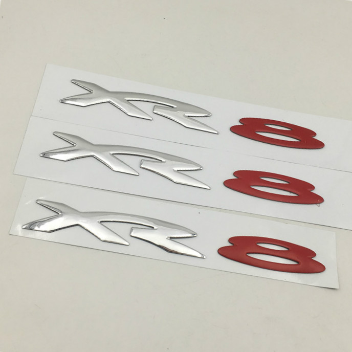 

For Ford Falcon BA BF XR8 XR 8 Emblems Rear Trunk Lid Letters Decal Side Door Fender Symbol Script
