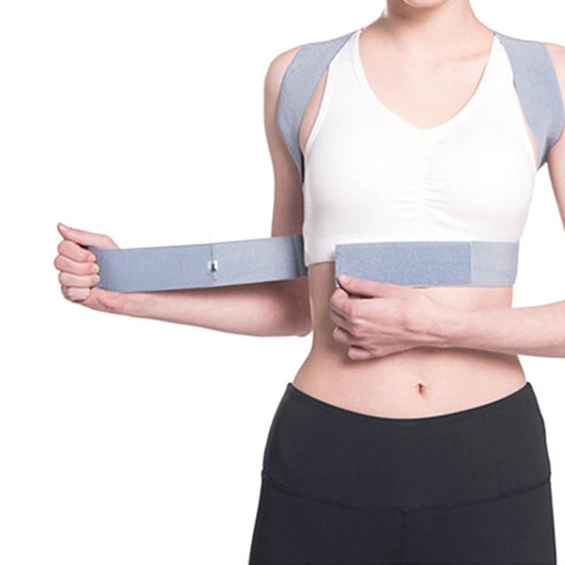 

Unisex Posture Back Corrector Clavicle Spine Back Shoulder Support Belt support Pain Relief Correction v, As pic