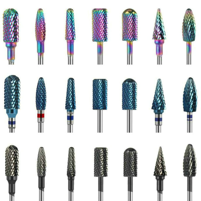 

Milling Cutter For Manicure carbide Nail Drill Bits Manicure Machine Accessories Rotary Electric Nail Files Nail Art Tools
