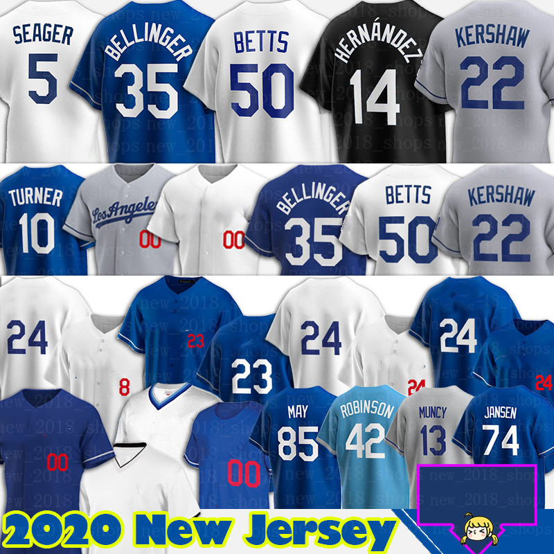

Mookie Betts Jersey Cody Bellinger Baseball Corey Seager Enrique Hernandez Julio Urias Joe Kelly Trea Turner Max Scherzer Los Justin Turner Clayton Kershaw Angeles, +gjpatch retro custom men jersey