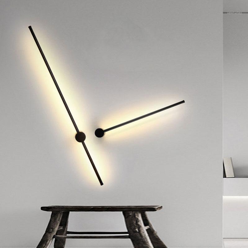 

Modern Minimalism LED Wall Lamp Home Decoration Corridor Wall Light Living Room Sofa Background Light Bedroom Bedside Lamps1