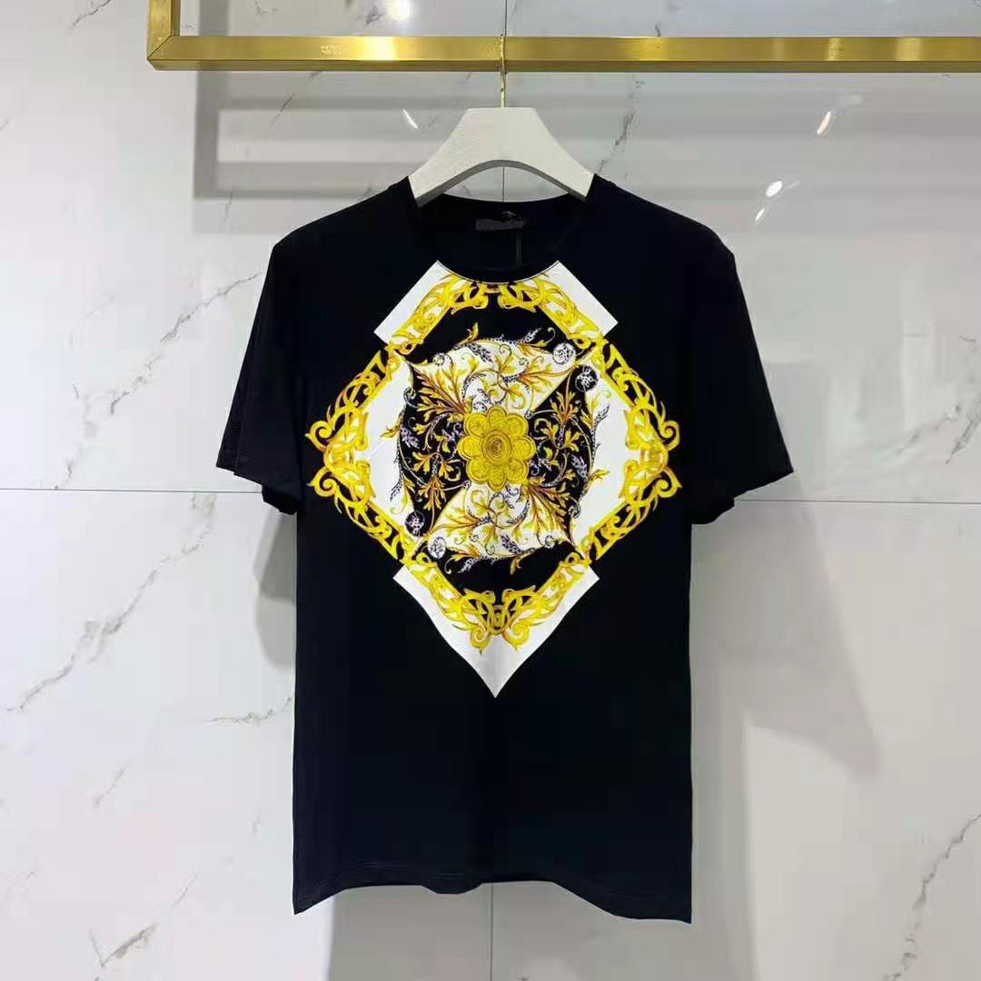 

2021 summer new fashion great mens beautiful designer BLACK t shirts ~ CHINESE SIZE tshirts ~ mens designer short sleeve t shirts
