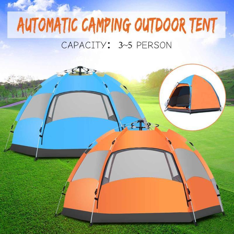

HOT 5-8 People Automatic Instant -Up Camping Tent Family Hiking Tent Anti UV Awning Tents Outdoor Sunshelter Waterproof1