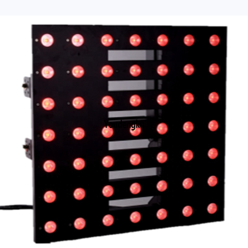 6pcs Wedding Club Event Disco Wall Decor Light DMX Pixel Beam 49*3W RGB 3in1 Matrix LED dmx Blinder Light-image-593944264