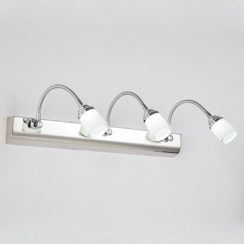 

YGFEEL] 9W LED Bathroom Mirror Wall Lamps Dresser Restroom Lighting Modern Simple Wall Light AC110V/220V 360 Degree Adjustment