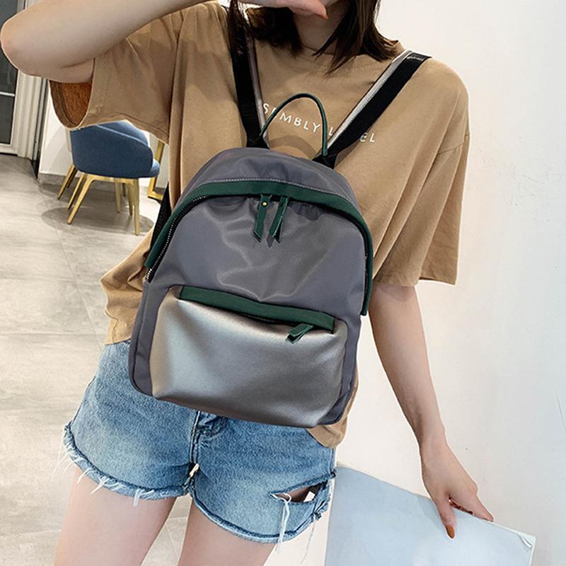 

New Waterproof Nylon Backpack For Women School Shoulder Bag Bagpack For Teenage Girls Female Travel Backpacks Mochila, Black