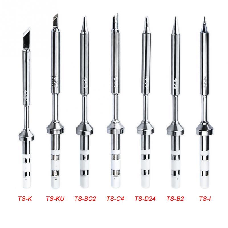 

Original 1 Piece Specific Replacement Iron Tips 7 Types For Digital Mini Soldering Iron TS100 Soldering Accessory