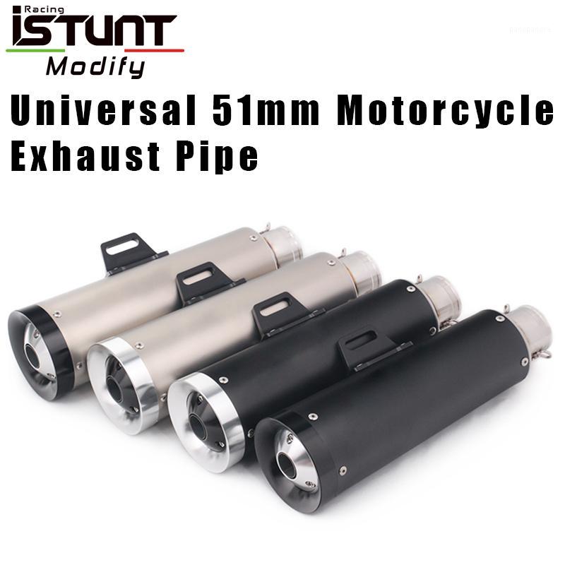 

51mm Universal Motorcycle Exhaust Modify Escape Motocross Exhaust Muffler DB Killer For FZ6 CBR250 CB600 MT07 ATV Dirt Pit Bike1