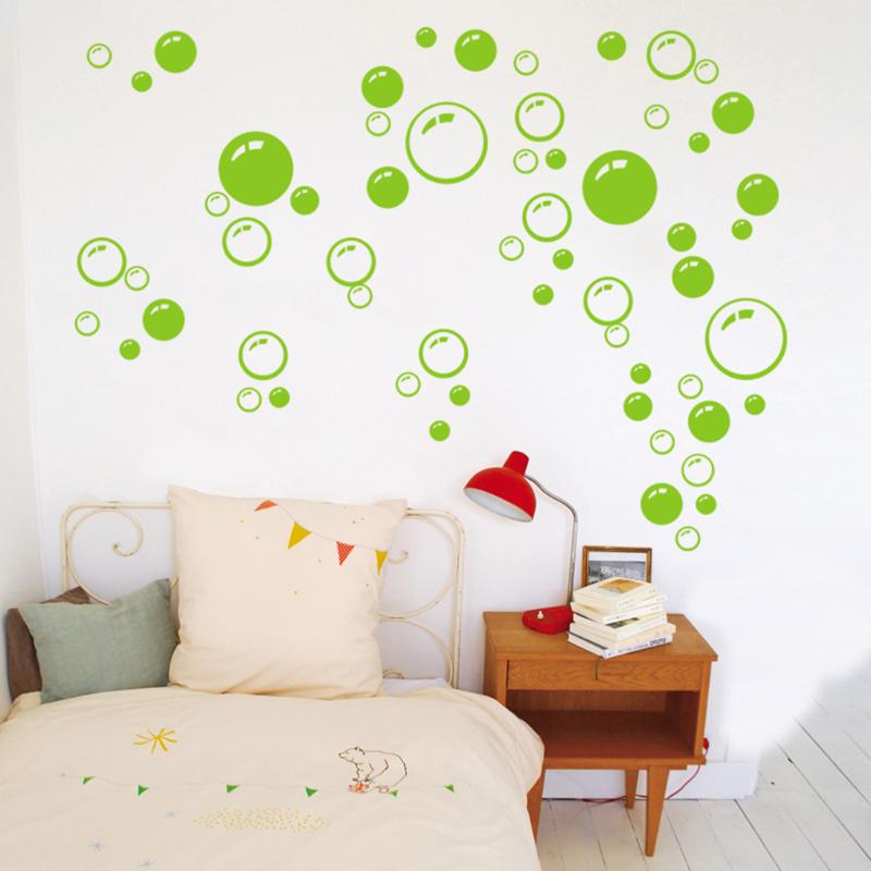 

Bubbles Circle Removable Wallpaper Bathroom Window Wall Sticker Home DIY PVC Decals