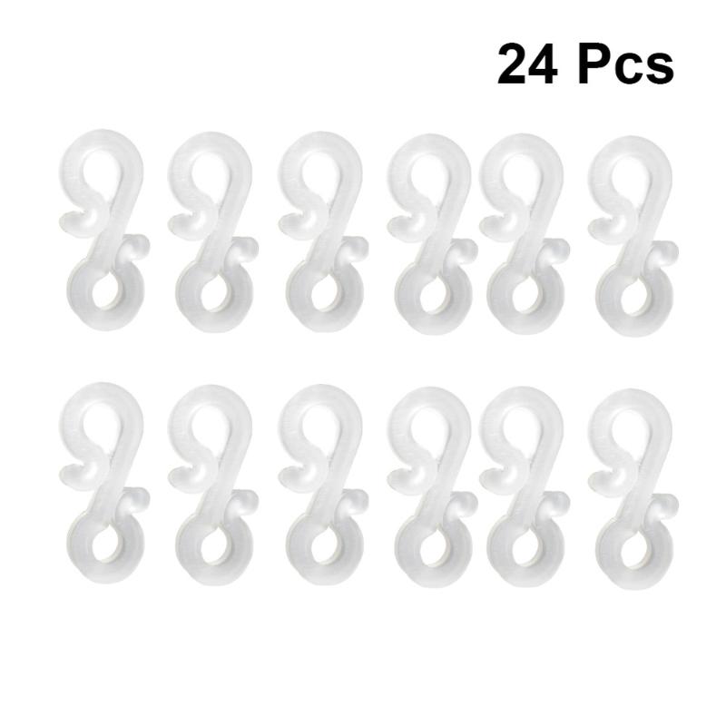 

24 Pcs Gutter Hooks Clip Hooks for Christmas Decoration Outside String Lights Seasonal Fairy Light