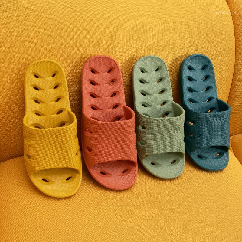 

Mazefegn 2020 New Men Slippers Fashion Summer Flats Male Casual Slip on Hollow Out Bathroom Flip Flops Slides Men Indoor Shoes1, Ye