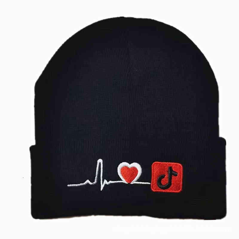Hats Caps Products Tiktok Tiktok, Knitted Hat, Men's Wool, Cold Autumn and Winter Hat.