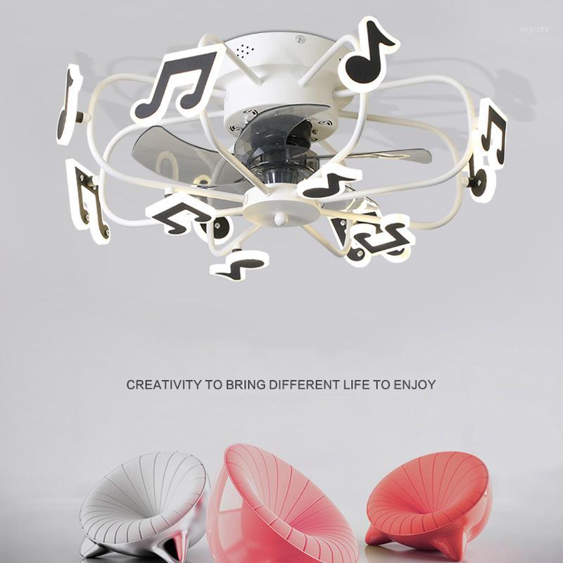 

New invisible LED fan lamp ceiling fan lights living room dining room bedroom home simple modern electric ceiling with light1
