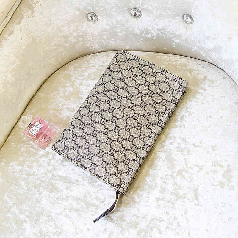 

selling men's handbag printed new letter envelope bags Purse sale, Brown