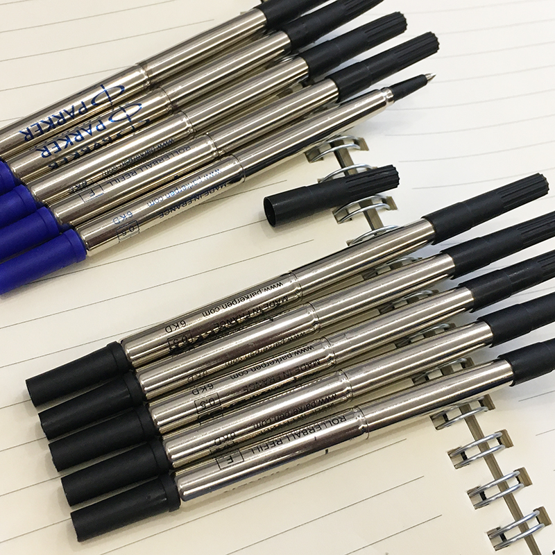 

PK ink refills 0.5mm Fine point blue and black rollerball pen ink refills writing supplies