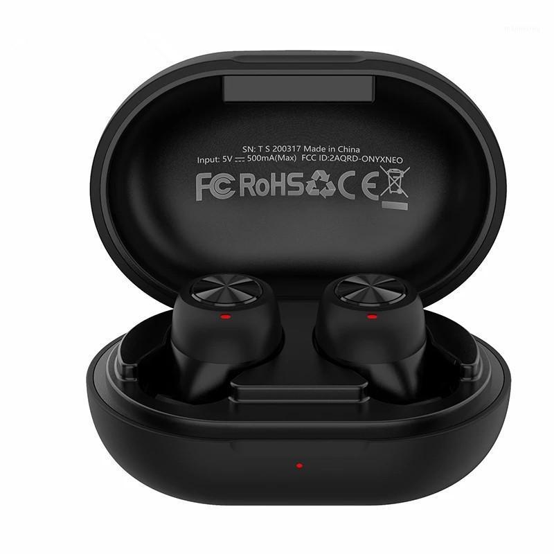 

G008 APTX Bluetooth Earphone TWS Wireless Earbuds IPX5 Waterproof Sports Headset Touch Control With Microphones Charging Box1, Black