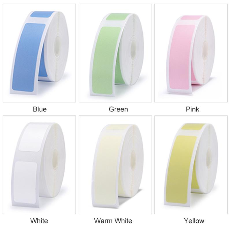 

Label Printer D11 Supermarket Waterproof Anti-Oil Tear-Resistant Price Label Pure Color Scratch-Resistant Paper Roll
