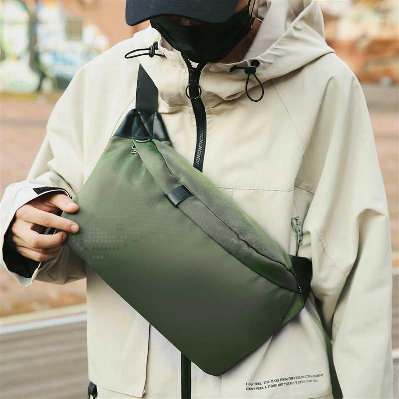 

2020 New Fashion Chest Bag Messenger Bag Shoulder Personalized Pockets & Oxford Cloth Width 38cm Height 21cm Thickness 11cm1, Black