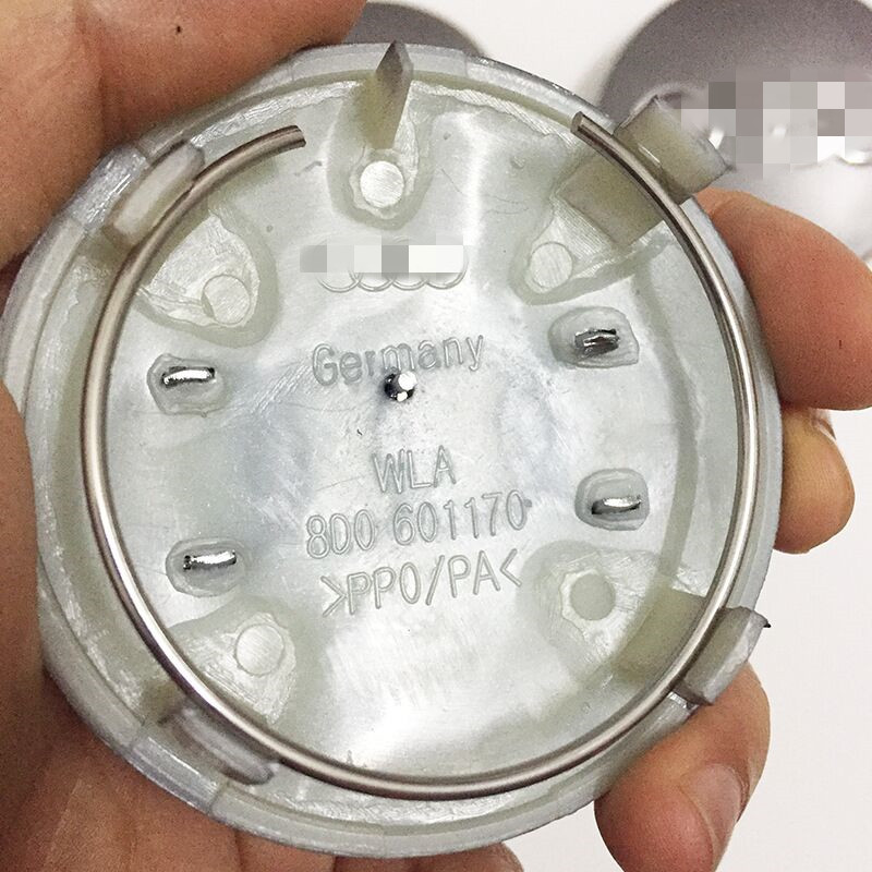 

4pcs 68mm car wheel centre cover Hub Covers Center Cap ABS Black Silver Hub Caps For Audi A3 A4 Q7