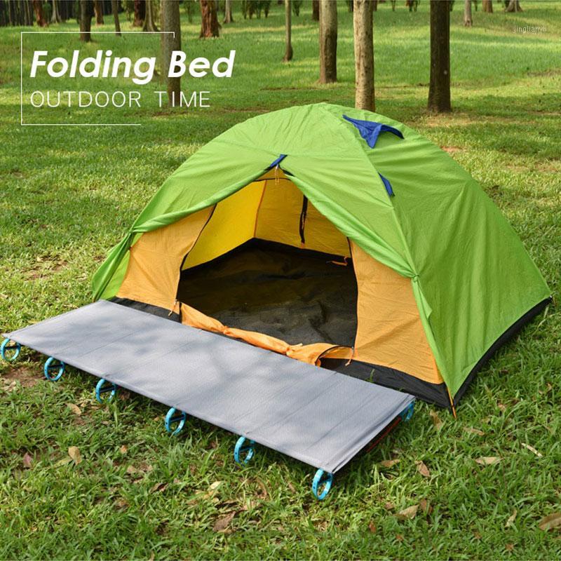 

Outdoor Ultralight Folding bed Camping Camping Mat Sturdy Comfortable Portable Folding Tent Bed Travel Cot Foldable1