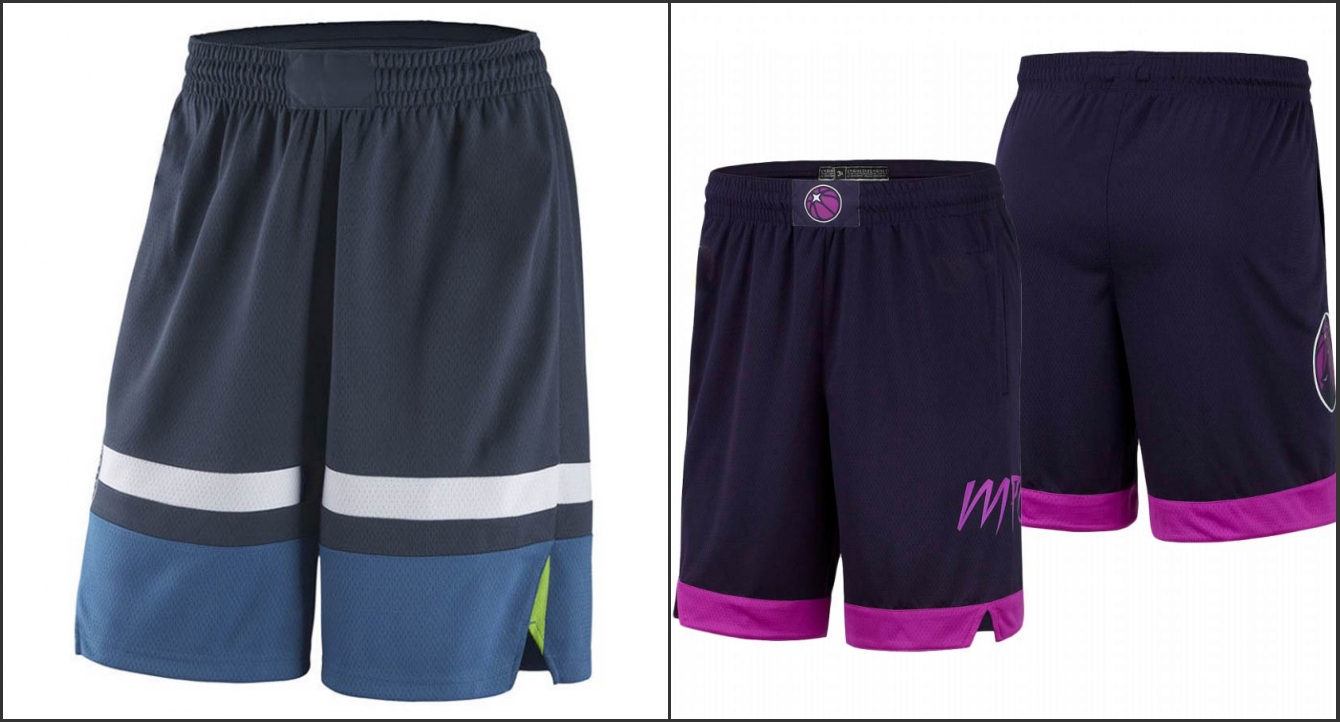

Minnesota Timberwolves''Men Navy Icon Swingman Basketball Shorts