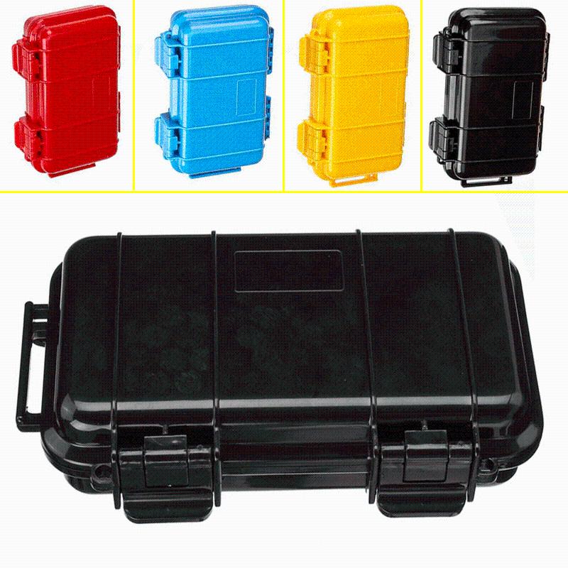 

Outdoor Shockproof Waterproof Boxes Survival Airtight Case Holder Storage Matches Tools Travel Sealed Containers 4 Colors