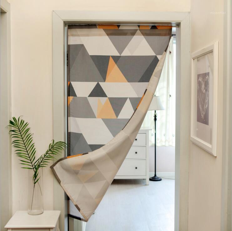 

Fyjafon Door Curtain Printed Door Curtain Doorway Kitchen Half Tube Home Decoration 60X200cm/70X200cm/80X200cm1, Yellow