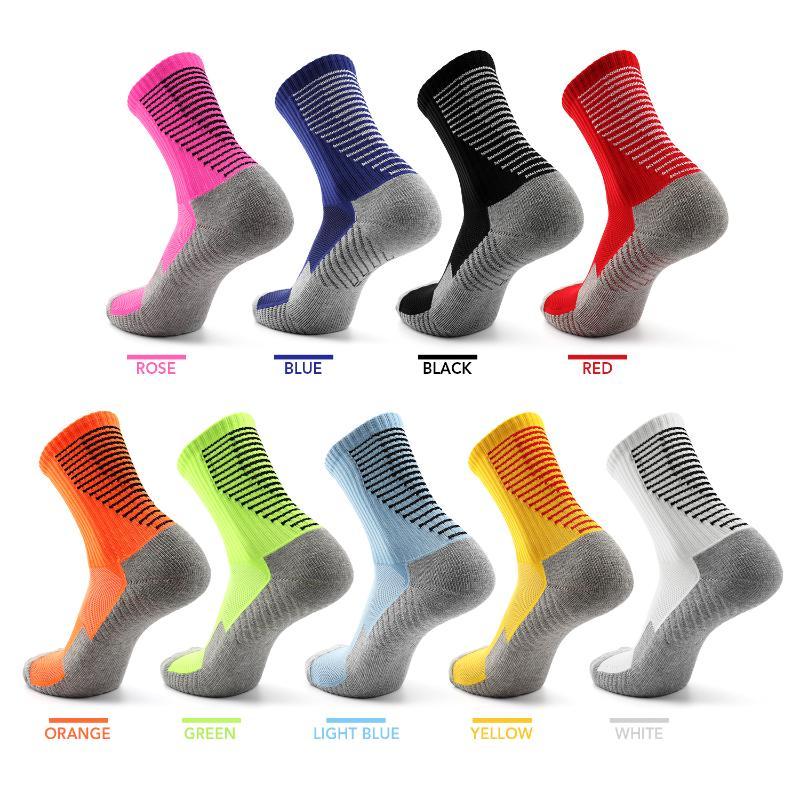 

Soccer Socks Team Sports Socks Outdoor Fitness Breathable Quick Dry Athletic Anti-skid For Adult Youth Kids, Yellow