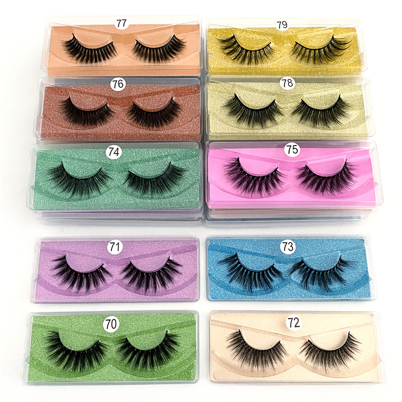 

DHL free 70# 3d Mink eyelash set False Eyelash Soft Natural Thick 3d mink HAIR false eyelash natural Extension 3d Eyelashes free ship
