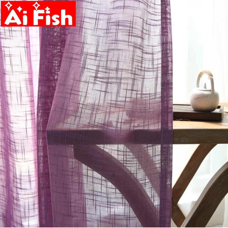

Purple Curtains with Cotton and Linen Solid Tulle Modern Living Room White Tulle Window Treatments Bedroom Curtains MY042#30, Green tulle
