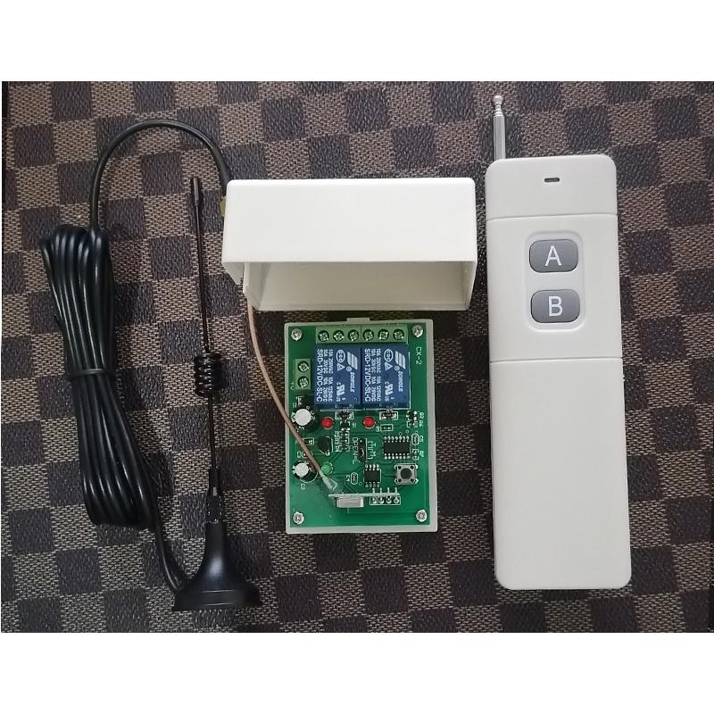 

New 3000M DC12V 2CH RF Wireless Remote Control Switch System Transmitters and Receiver With Antenna For Applicance Garage Door
