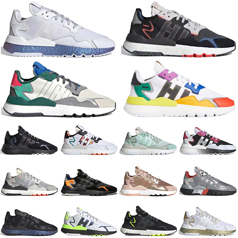 

2021 Fashion Nite Jogger Women Mens Running Shoes White Black ICE MINT Mountaineering SNS Rose Gold 3M Reflective Jogging Trainers Sneakers, A2 black metallic 40-45