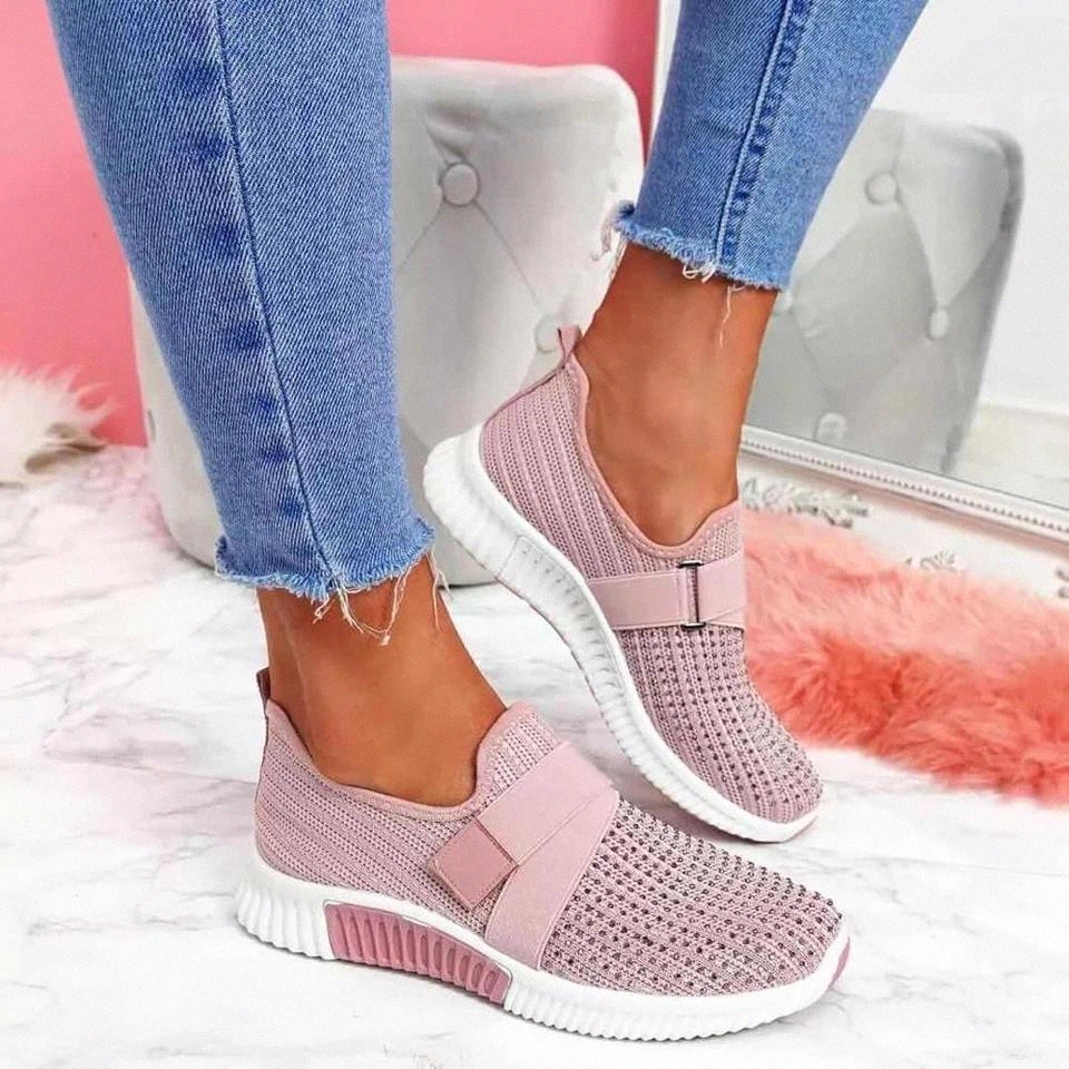 

Women Sneakers Outdoor Lightweight Ladies Casual Sport Shoes Slip On Comfortable Running Walking Shoes Mother Shoes Size 35-43 #BG53