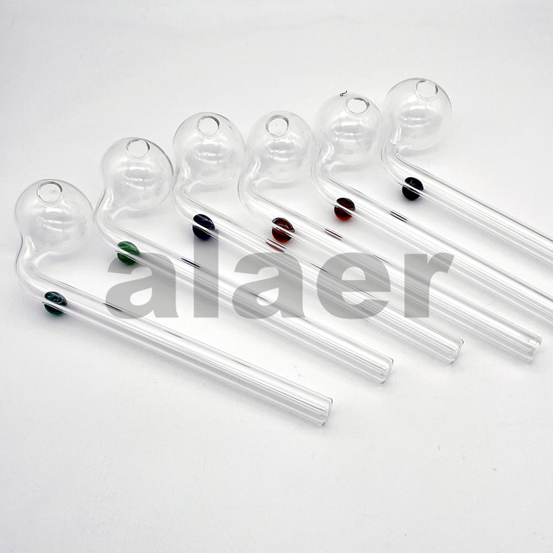 

New Glass Oil Burner Pipe Pyrex Glass Oil Burner Pipe Curved Glass Bong Water Pipes Different Balancer Oil Dab Rigs Wholesale