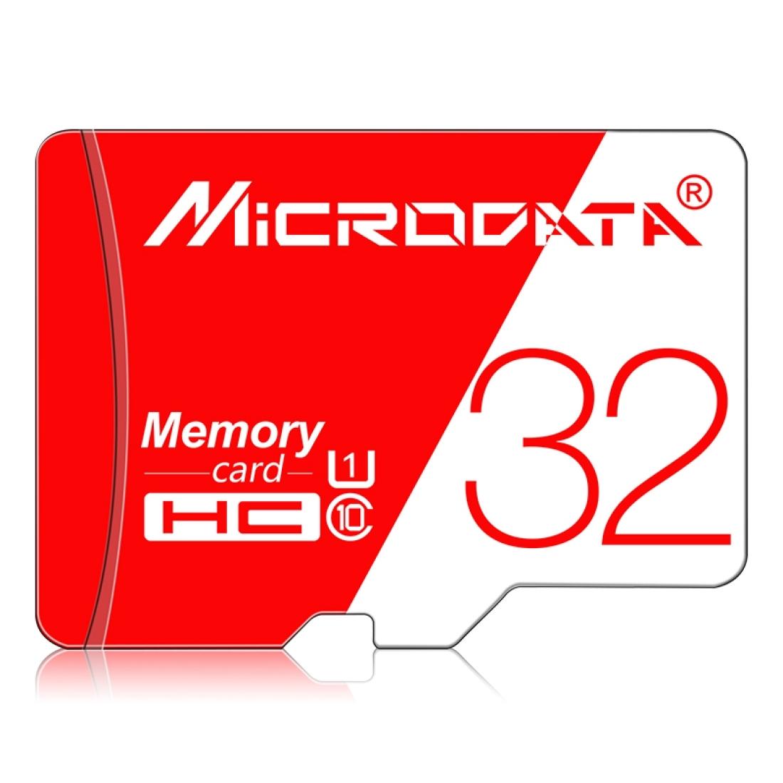 

MICRODATA 32GB High Speed U1 Red and White TF Memory Card